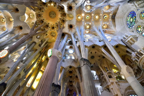 Barcelona — Sagrada Família interior